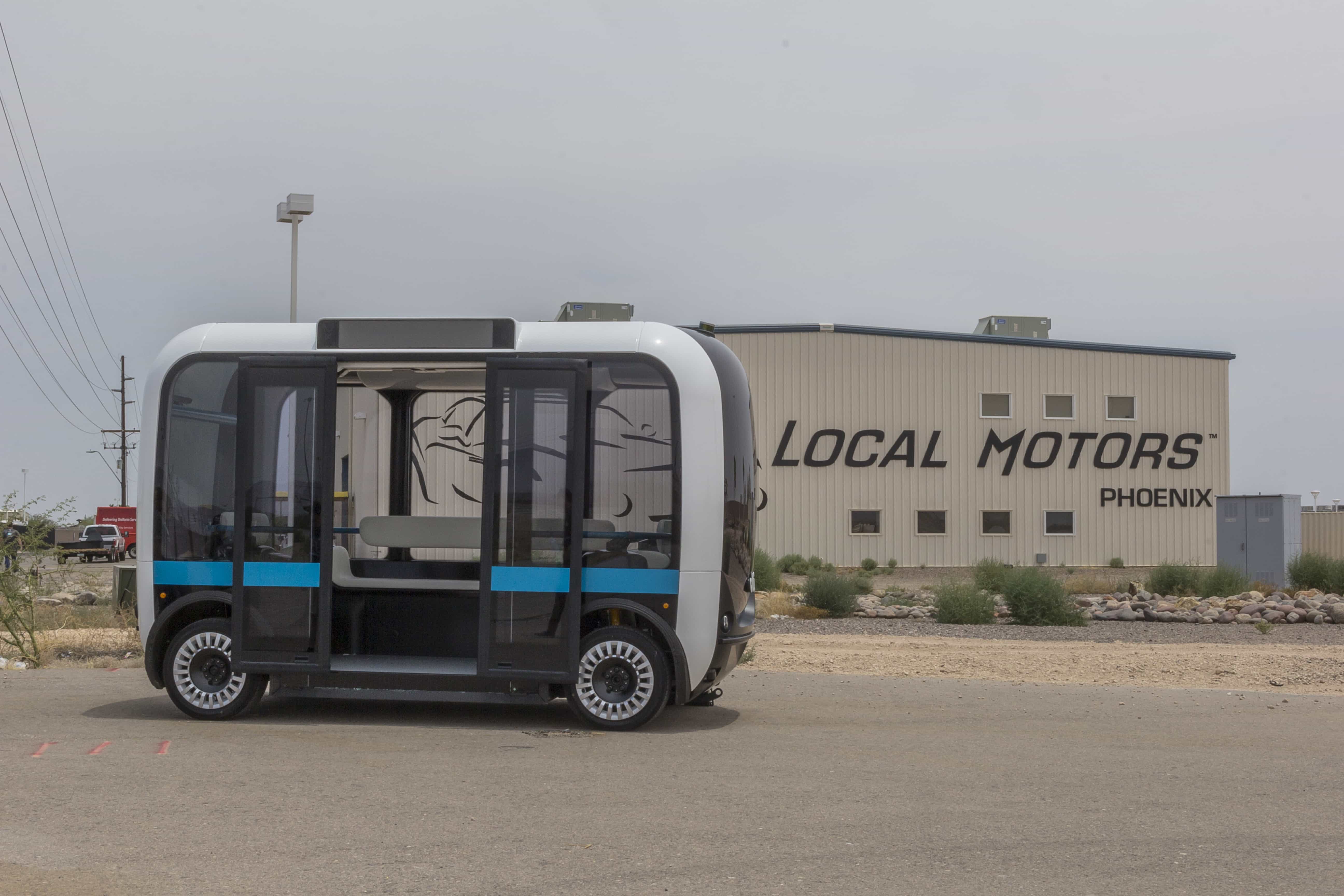 Local Motors' opens store with selfdriving Olli transportation auto