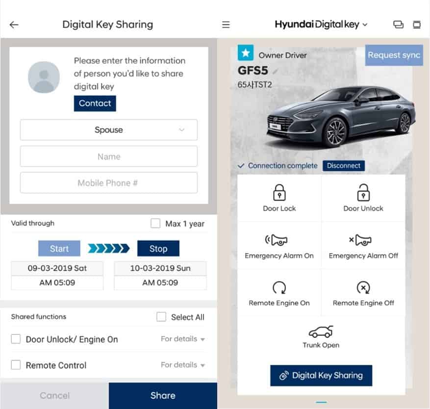 Hyundai to Demo Digital Key NFC App auto connected car news