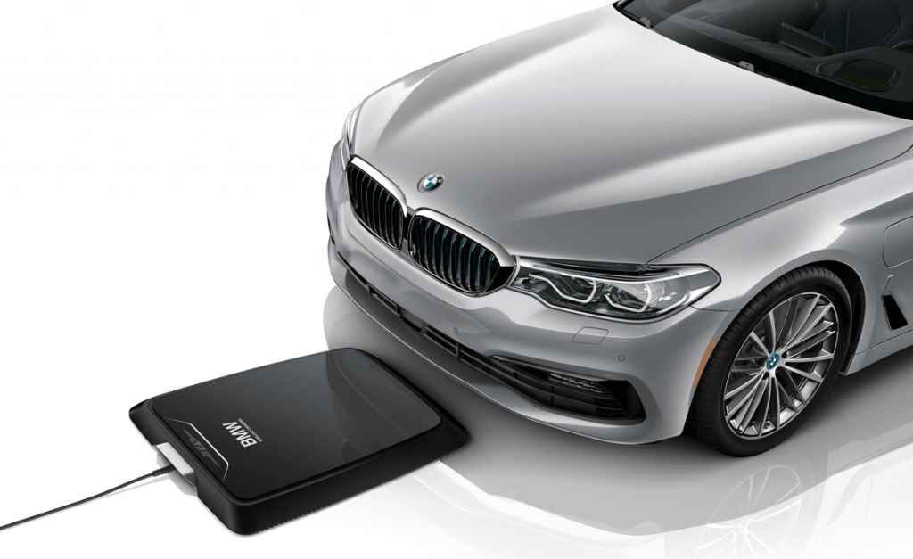 How to Get Free Wireless (Plugless) BMW 530e Charging auto connected