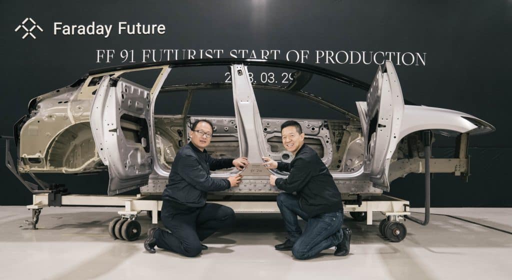 Faraday Future Begins Production of FF 91 Futurist in Hanford CA auto